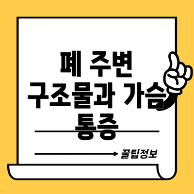 폐 주변 구조물과 가슴 통증