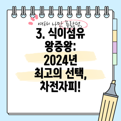 3. 식이섬유 왕중왕: 2024년 최고의 선택, 차전자피!