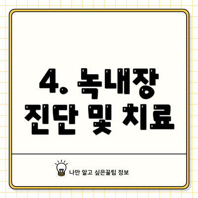 4. 녹내장 진단 및 치료