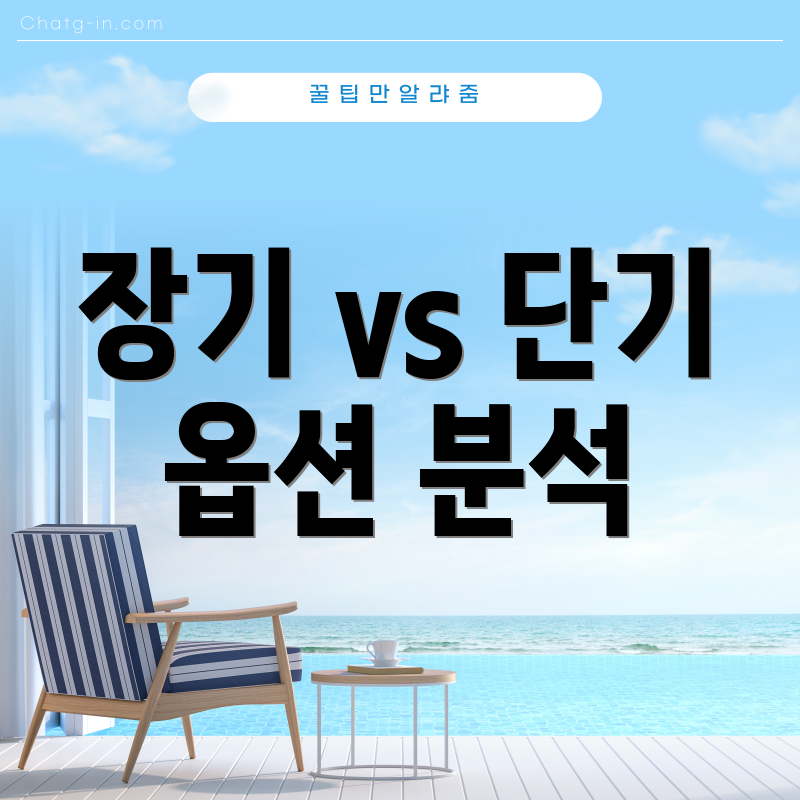 장기 vs 단기 옵션 분석
