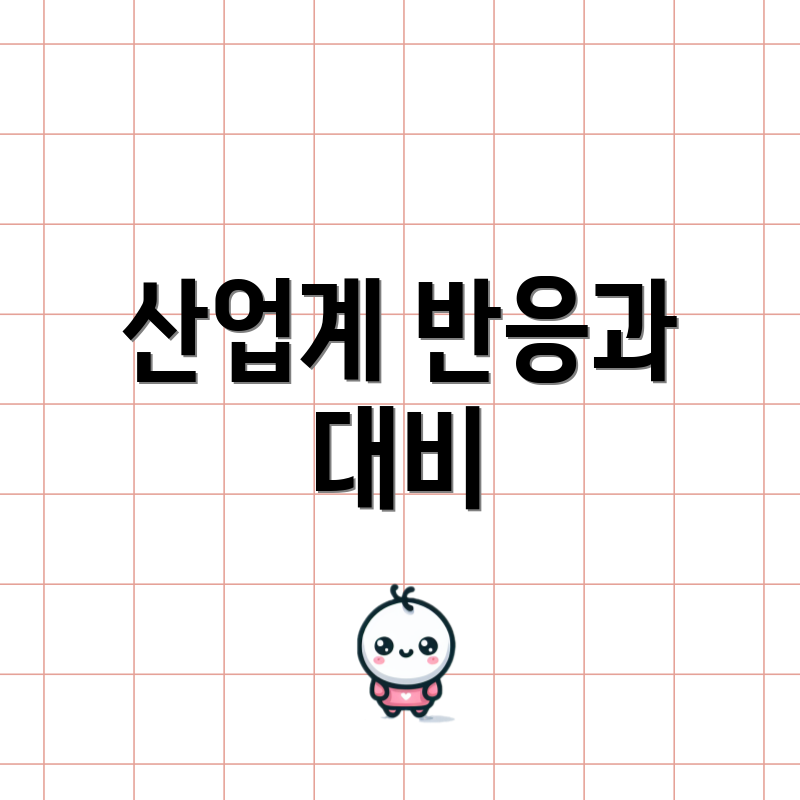 산업계 반응과 대비