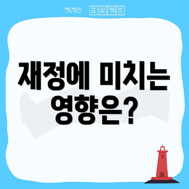 재정에 미치는 영향은?