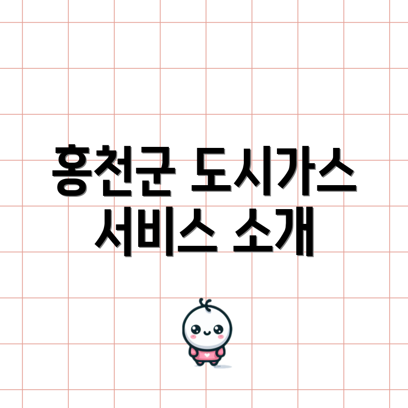 홍천군 도시가스 서비스 소개