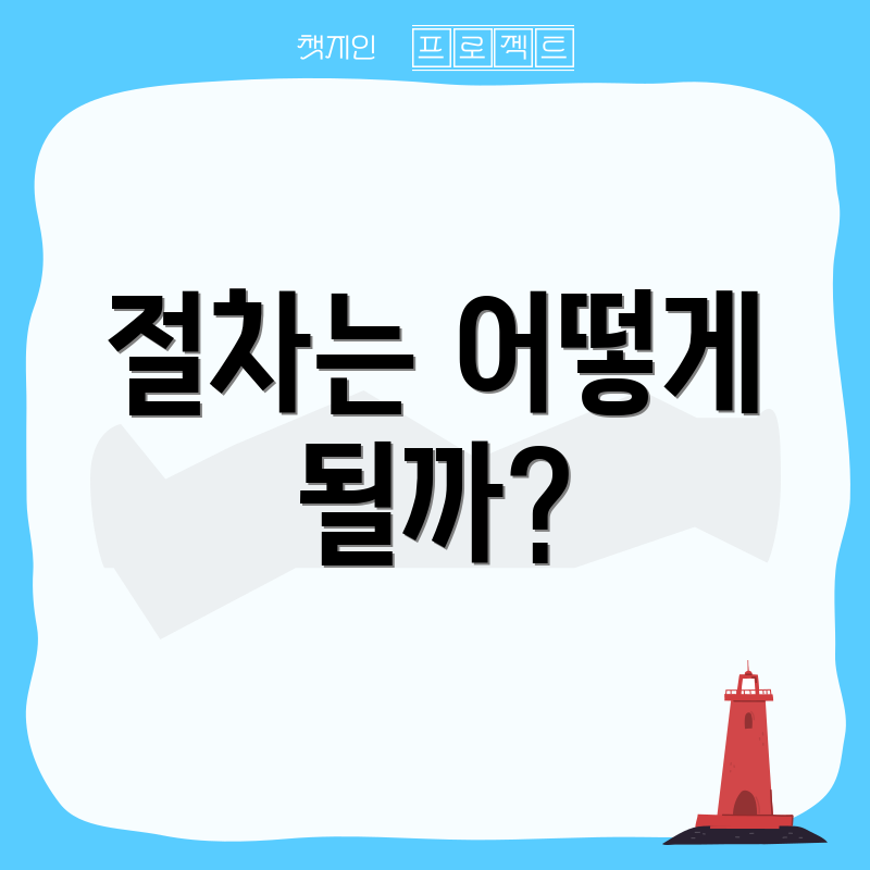 절차는 어떻게 될까?