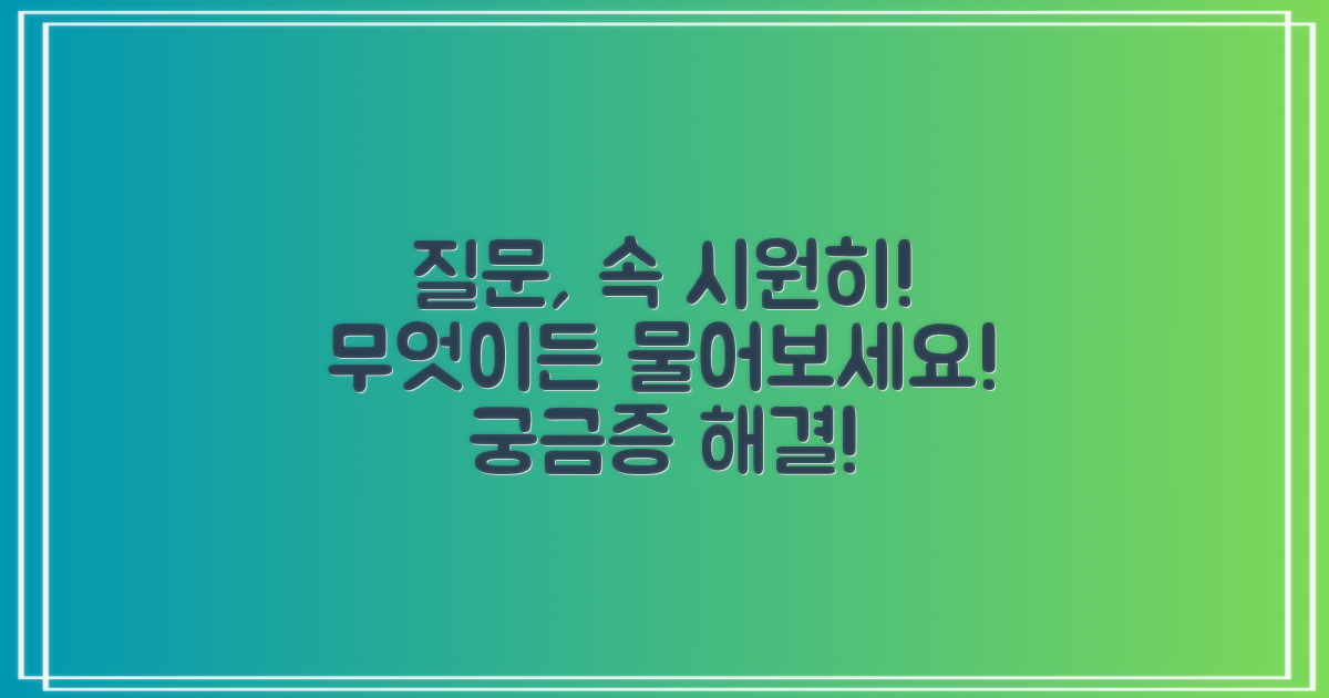 자주 묻는 질문