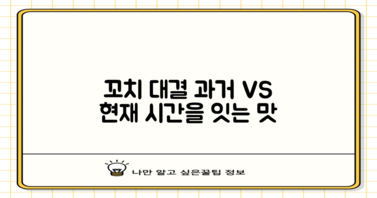 꼬치 대결, 과거와 현재