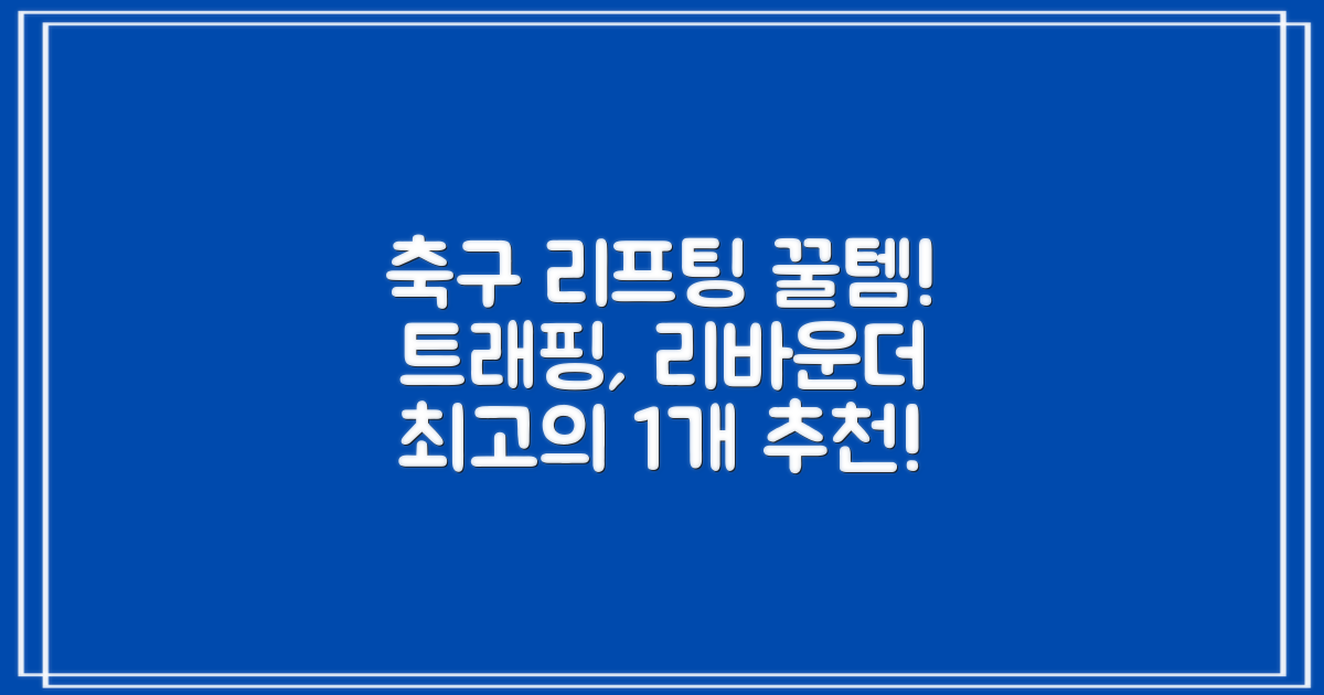 축구 리프팅 트래핑 리바운더 리바운드 네트, 1개 추천 리뷰
