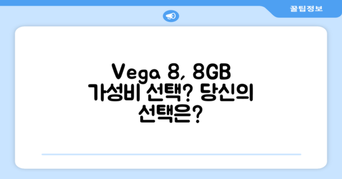 라데온 RX Vega 8, 8GB/256GB: 당신의 선택은?