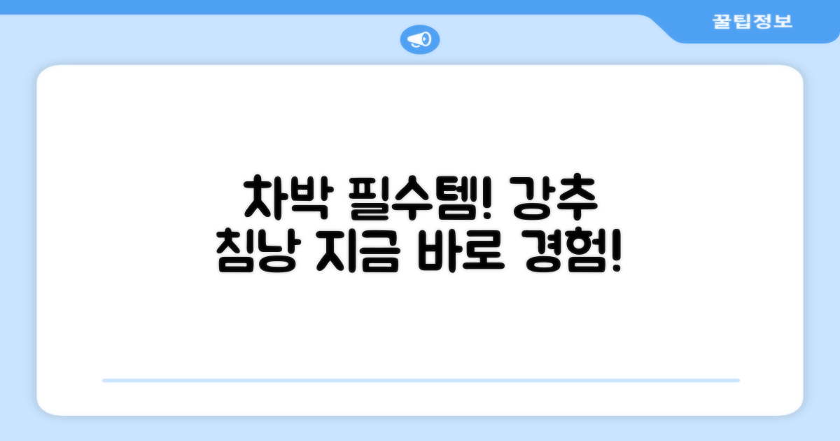 차박 필수템, 이 침낭을 경험해보세요!