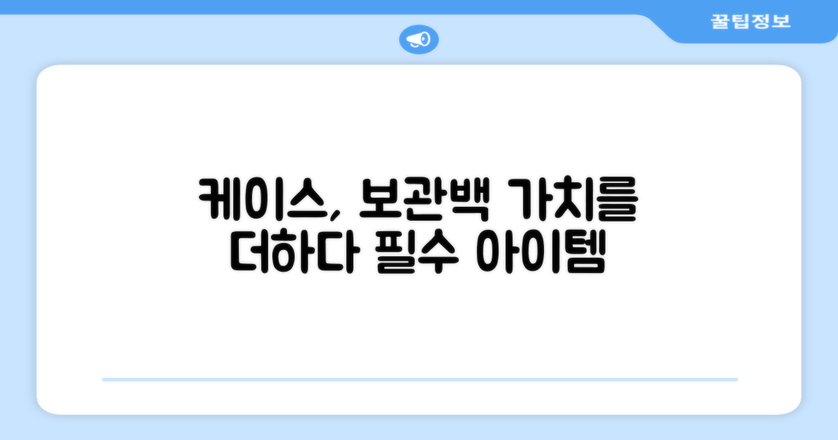 케이스, 보관백의 가치
