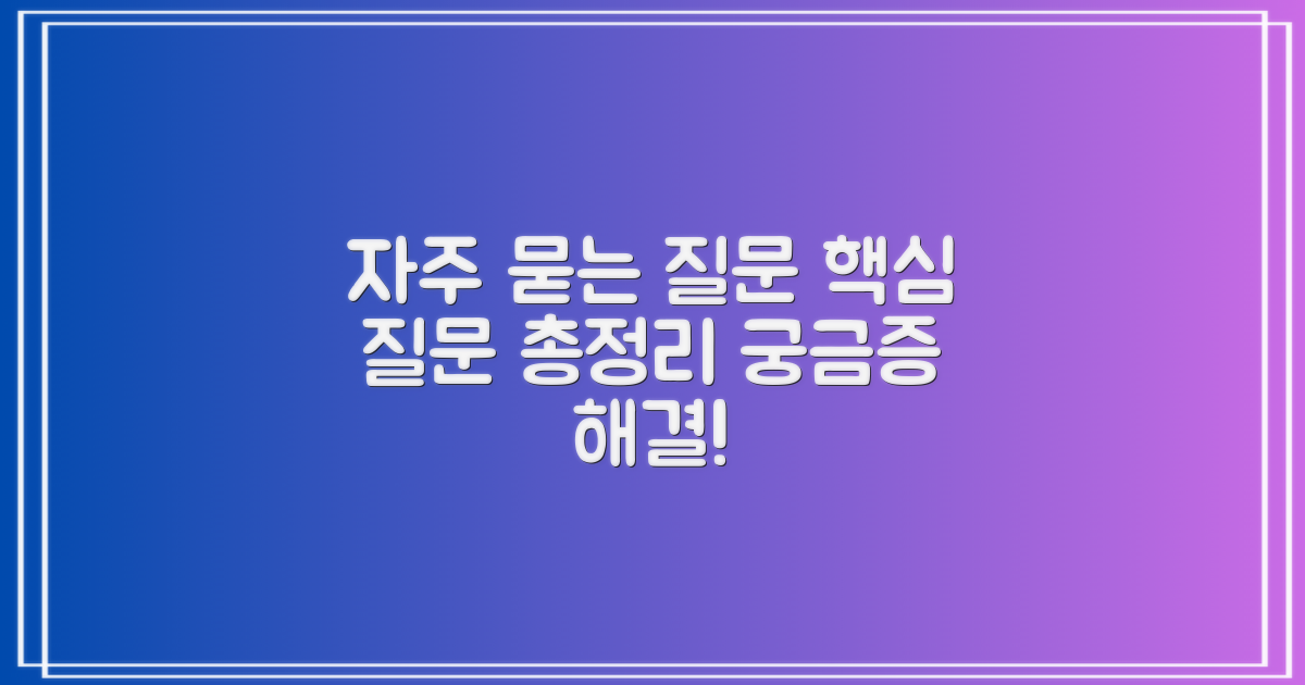 자주 묻는 질문