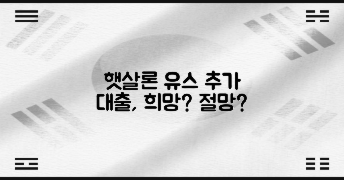 햇살론 유스 추가대출, 희망일까 절망일까? 실제 후기와 해결책
