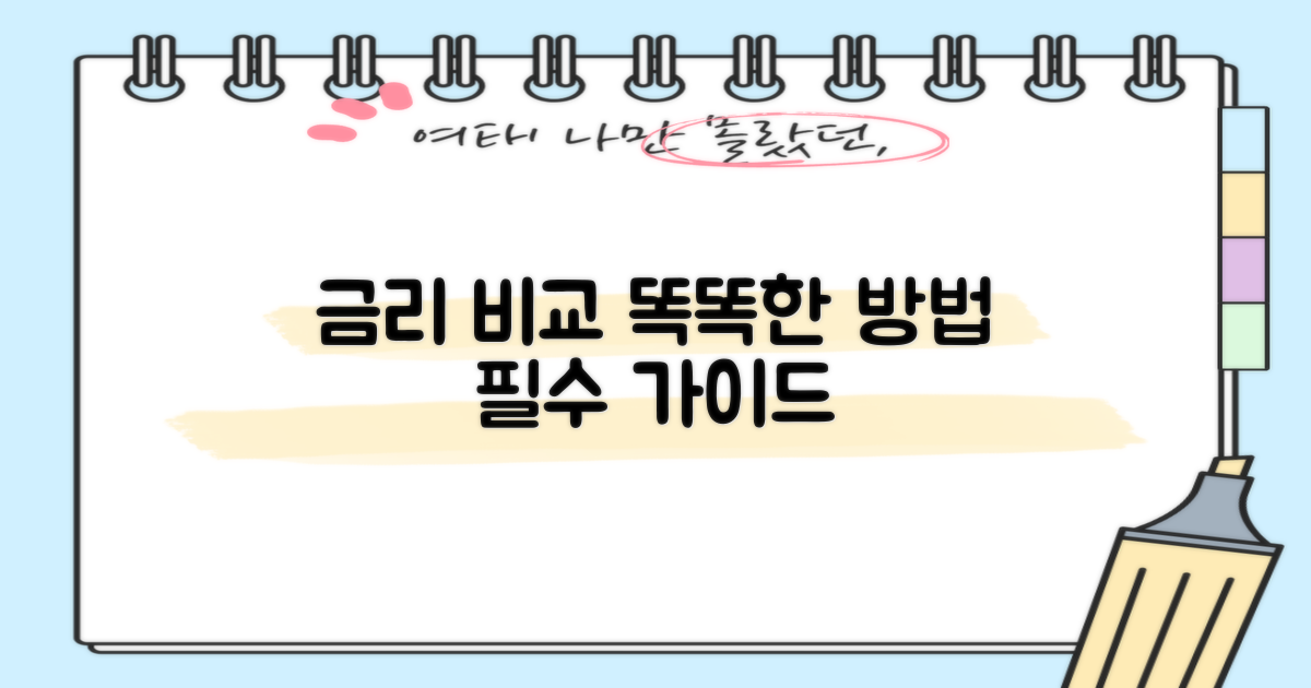 금리 비교, 똑똑하게 하는 법은?