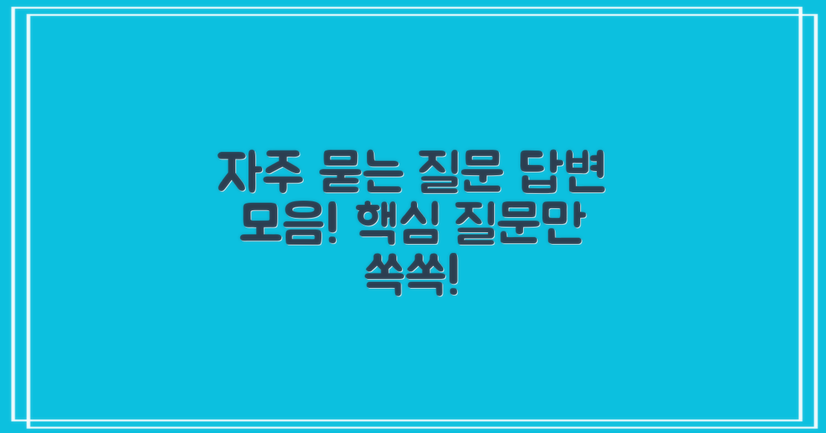 자주 묻는 질문
