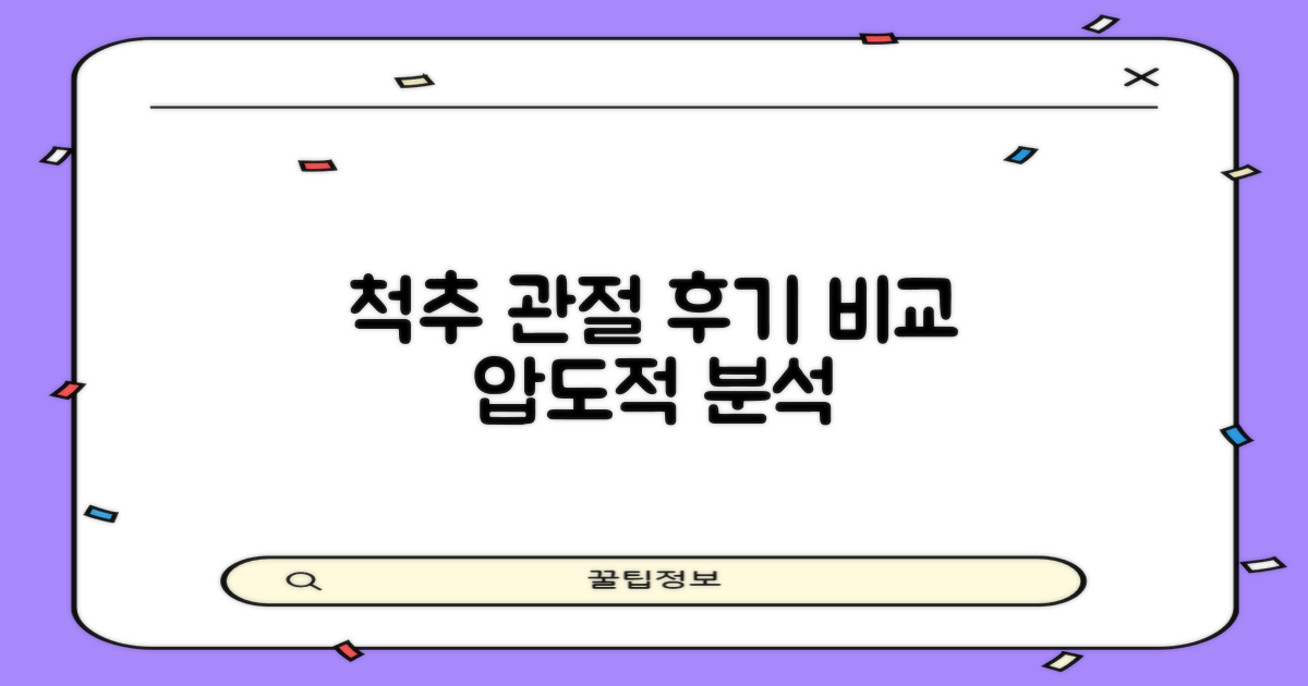 척추부터 관절까지, 후기 비교 분석